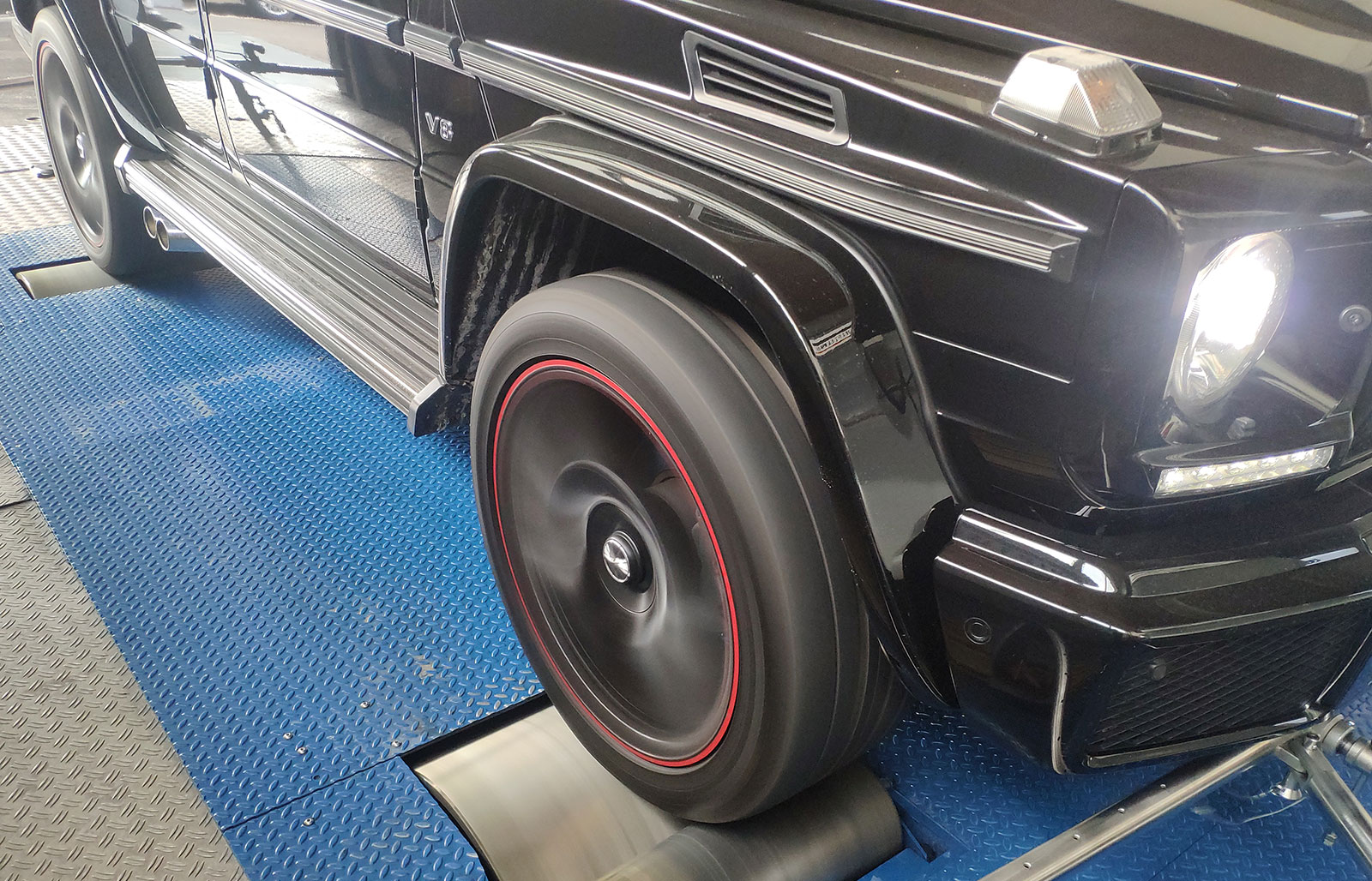 Mercedes G 500 na dyno