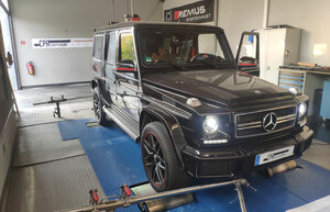 Mercedes G 500 na dyno