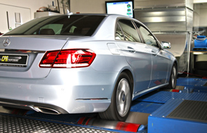 Nový Mercedes E400 (W212) v dyne