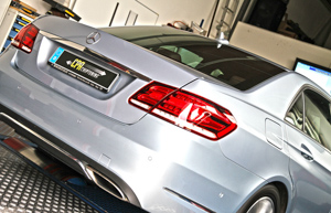 Nový Mercedes E400 (W212) v dyne